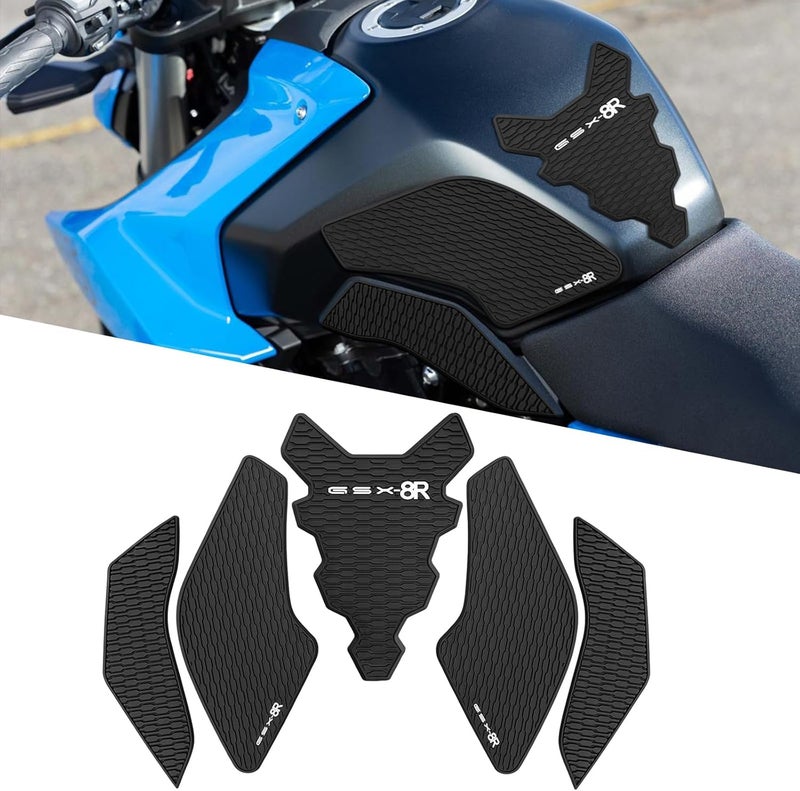 QWDRHen لـ GSX8R GSX 8R GSX 8 R 2024 2025 واقي خزان دراجة نارية ملصق دكالة هواء قبضة خزان وسادة جانبية ملحقات gsx8r واقي خزان - Image 1